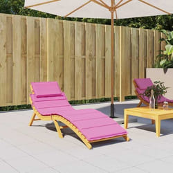 vidaXL Coussin de chaise longue rose tissu oxford 361360
