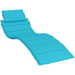 Coussin de chaise longue turquoise tissu oxford vidaXL