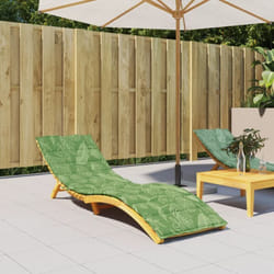 Vidaxl - Coussin de chaise longue motif de feuilles tissu oxford