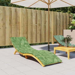 vidaXL Coussin de chaise longue à motif de feuilles tissu oxford 361425