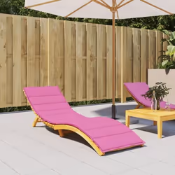 vidaXL Coussin de chaise longue rose tissu oxford