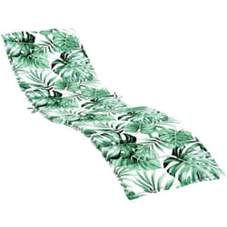 Coussin de transat ensoleillé Vert 200 x 70 x 4 cm Tissu Oxford Vidaxl