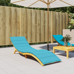 Vidaxl - Coussin de chaise longue turquoise tissu oxford
