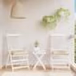 vidaXL Coussins de chaise lot de 2 beige 40x40x7 cm tissu oxford