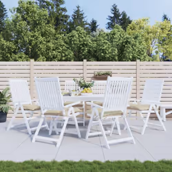 Donnez à votre espace de vie extérieur un nouveau look avec ces coussins de chaise confortables en un instant ! Matériau dura ...
