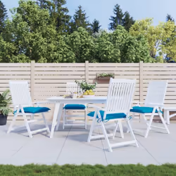 Donnez à votre espace de vie extérieur un nouveau look avec ces coussins de chaise confortables en un instant ! Matériau dura ...
