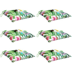 Vidaxl - Coussins de chaise lot de 6 multicolore 40x40x7 cm tissu