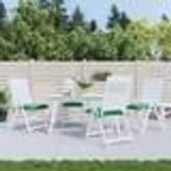 vidaXL Coussins de palette lot de 4 vert 50x50x7 cm tissu oxford