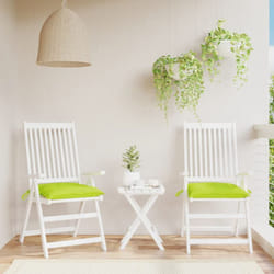 Vidaxl - Coussins de palette lot de 2 vert brillant 50x50x7 cm