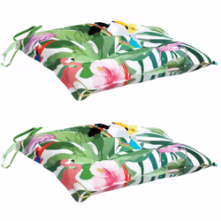 Donnez à votre espace de vie extérieur un nouveau look avec ces coussins de chaise confortables en un instant ! Matériau dura ...