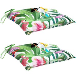 Coussins de chaise lot de 2 multicolore 50x50x7 cm tissu oxford Vidaxl
