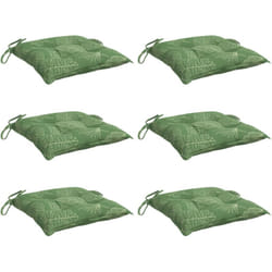 Coussins de chaise lot de 6 à motif de feuilles 50x50x7 cm vidaXL