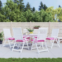 vidaXL Coussins Chaise Lot de 6 Rose