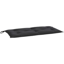 Coussin de banc de jardin noir 100x50x7 cm tissu oxford Vidaxl