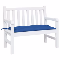 vidaXL Coussin de banc de jardin bleu 100x50x7 cm tissu oxford