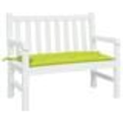 vidaXL Coussin de banc de jardin vert brillant 100x50x7cm tissu oxford