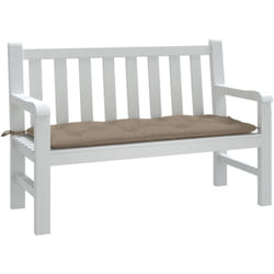 Vidaxl - Coussin de banc de jardin taupe 120x50x7 cm tissu oxford