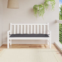 Vidaxl - Coussin de banc de jardin anthracite 150x50x7 cm tissu oxford
