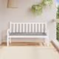 vidaXL Coussin de banc de jardin gris 150x50x7 cm tissu oxford