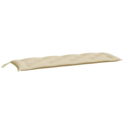Coussin de banc de jardin beige 150x50x7 cm tissu oxford Vidaxl