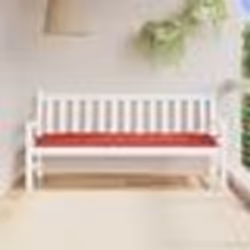 vidaXL Coussin de banc de jardin rouge 180x50x7 cm tissu oxford