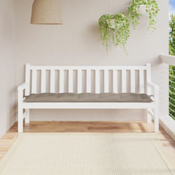 Vidaxl - Coussin de banc de jardin taupe 180x50x7 cm tissu oxford