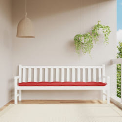 Vidaxl - Coussin de banc de jardin rouge 200x50x7 cm tissu oxford