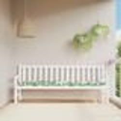 vidaXL Coussin de banc de jardin multicolore 200x50x7 cm tissu