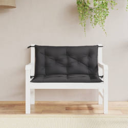 Vidaxl - Coussins de banc jardin lot de 2 noir 100x50x7 cm tissu Oxford