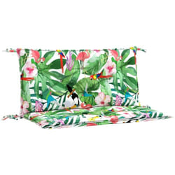 Coussins de banc de jardin lot de 2 multicolore 100x50x7 cm Vidaxl