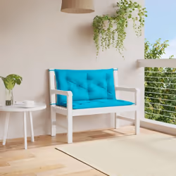 Donnez instantanément un nouveau look à votre maison avec ces coussins de banc de jardin ! Tissu durable : le polyester est u ...