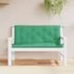 vidaXL Coussins de banc jardin lot de 2 vert 120x50x7 cm tissu Oxford