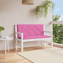 Donnez instantanément un nouveau look à votre maison avec ces coussins de banc de jardin ! Tissu durable : le polyester est u ...
