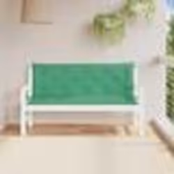 vidaXL Coussins de banc jardin lot de 2 vert 150x50x7 cm tissu Oxford