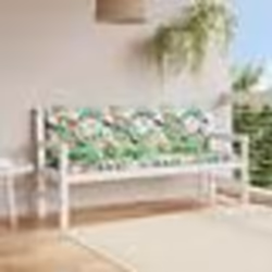 vidaXL Coussins de banc de jardin lot de 2 multicolore 150x50x7 cm