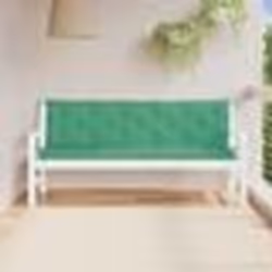 vidaXL Coussins de banc jardin lot de 2 vert 180x50x7 cm tissu Oxford