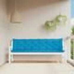 vidaXL Coussins de banc de jardin lot de 2 bleu clair tissu Oxford