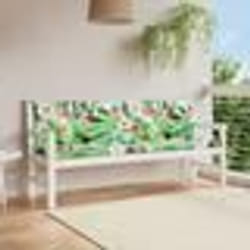 vidaXL Coussins de banc de jardin lot de 2 multicolore 200x50x7 cm
