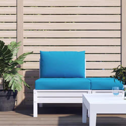 Vidaxl - Coussins de palette lot de 2 bleu clair tissu oxford
