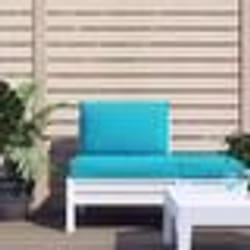 vidaXL Lot de 2 Coussins de Palette Galettes de Siège Antidérapantes Décoration Salle de Séjour Jardin Terrasse Patio 361772