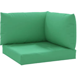 Vidaxl - Coussins de palette lot de 3 vert tissu oxford