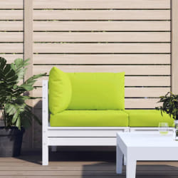 vidaXL Coussins de palette lot de 3 vert vif tissu oxford