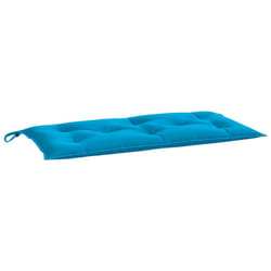 Coussin De Banc De Jardin Bleu Clair 110x50x7 Cm Tissu Oxford Vidaxl