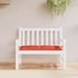 vidaXL Coussin de banc de jardin rouge 110x50x7 cm tissu oxford