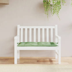 vidaXL Coussin Banc Feuilles
