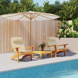 Vidaxl - Coussins de chaise adirondack lot de 2 beige tissu oxford