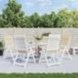 vidaXL Coussins de chaise à dossier haut lot de 6 beige tissu oxford