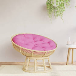vidaXL Coussin Rond Galette de Chaise Antidérapante Coussin Rembourré Décoration Jardin Terrasse Patio Extérieur Rose Ø 361982