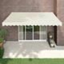 vidaXL Auvent rétractable automatique crème 4,5x3 m