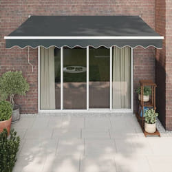 vidaXL Auvent rétractable automatique anthracite 3x2,5 m